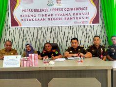 Kejari Banyuasin Berhasil Selamatkan Uang Negara Perkara TP Korupsi Pengelolaan Dana Korpri Banyuasin
