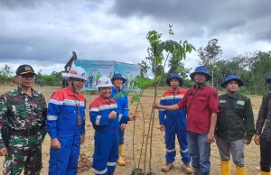 Pertamina Pendopo Field Siap Mencapai Net Positive Impact (NPI) Biodiversity melalui Kegiatan Penanaman Pohon