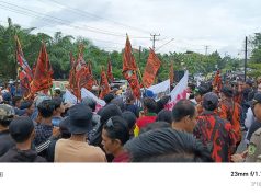 Aksi Demo Pemuda Pancasila Tuntut 3 Kades Kembalikan Kerugian Negara Telah Menerima Honor 2 Jabatan