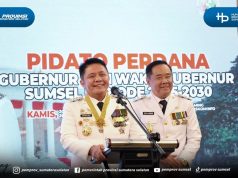 Dilantik Presiden RI Gubernur Sumsel Akan Terus Perjuangkan Kemajuan Masyarakat