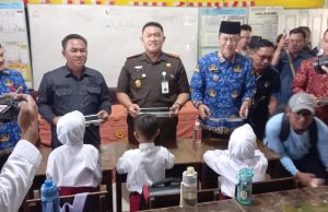 Launching Makan Siang Bergizi Gratis (MBG) Di Kota Prabumulih, PJ Wako : Menu Makannya Pas Di Lidah Siswa