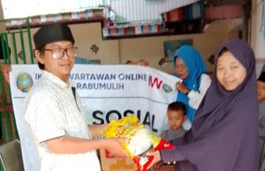 Giat Baksos IWO Prabumulih Sesi Dua di Panti Asuhan Aziziah