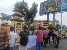 Sucipto Wijaya Cari Keadilan, Massa Gelar Aksi di Depan Polda