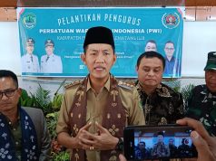 Pengurus PWI PALI dilantik , Bupati Sampaikan Wartawan Merupakan Garda Terdepan Pembangunan Daerah
