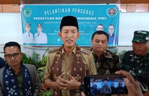 Pengurus PWI PALI dilantik , Bupati Sampaikan Wartawan Merupakan Garda Terdepan Pembangunan Daerah