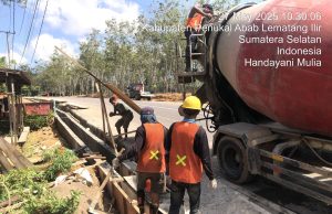 Pembangunan Drainase Jalan Lingkar Handayani Menuai Tanggapan Positif Pelaksana Mengunakan Semen Standar SNI
