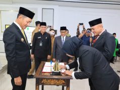 Perkuat Kinerja Birokrasi, Asgianto Bupati PALI Lantik 9 Pejabat Struktural