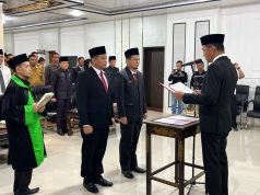Lantik Dirut PDAM, Bupati PALI Beri Waktu 2 Tahun