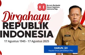 Harun, SH Kadisdik PALI : Dirgahayu Republik Indonesia ke-80
