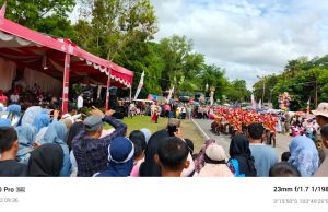 HUT RI Ke-80, Bupati Pali Asgianto Buka Langsung Lomba Gerak Jalan