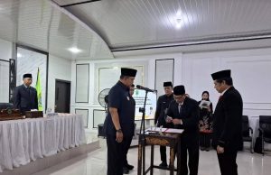 Meningkatkan Kinerja Wabup PALI Lantik Enam Pejabat Administrator