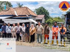 Bupati PALI Melalui Kepala BPBD PALI Himbau Warga Waspada Dimusim Penghujan