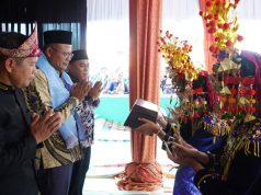 Bersama Walikota Prabumulih Ketua DPRD Hadiri Sedekah Adat Cambai