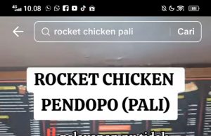 Pengguna Media Sosial Tiktok Keluhkan Pelayanan Buruk Rocket Chiken Talang Ubi