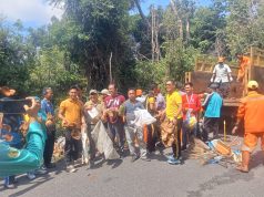 Program KANCA BEGESAH, Desa Tanding Marga Gelar Kegiatan Sosial, Gotong Royong dan Cek Kesehatan