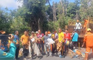Program KANCA BEGESAH, Desa Tanding Marga Gelar Kegiatan Sosial, Gotong Royong dan Cek Kesehatan