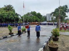 Cuaca Mendung Warnai Upacara HUT Kab. Muara Enim Ke-79 di Kecamatan Belida Darat