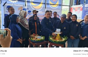 DPD Partai Nasdem PALI Ikuti Rakor dan Potong Nasi Tumpeng Meriahkan HUT ke -14