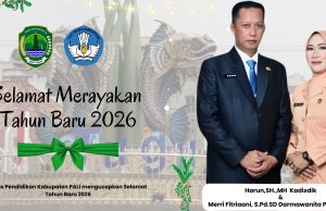 Dinas Pendidikan PALI Mengucapkan Selamat Tahun Baru 2026