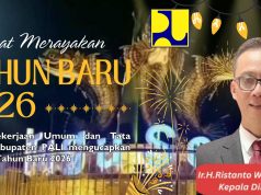 Dinas PUTR Kabupaten PALI Ucapkan Selamat Tahun Baru 2026