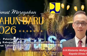 Dinas PUTR Kabupaten PALI Ucapkan Selamat Tahun Baru 2026