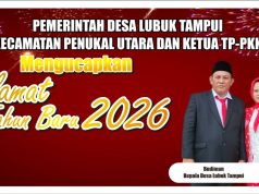 Budiman Kades Lubuk Tampui : Selamat Tahun Baru 2026