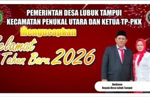 Budiman Kades Lubuk Tampui : Selamat Tahun Baru 2026