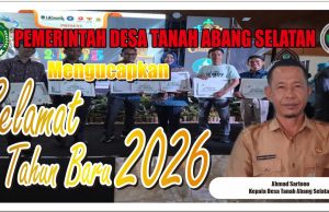 Ahmad Sartono Kepala Desa : Mengucapkan Selamat Tahun Baru 2026