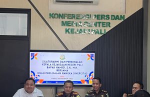 Jabat Kajari PALI ,HAMIDI ,SH.MH Bangun Sinergitas dengan Insan Pers