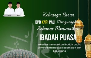 Muhamad Budi Hoiru, S. H. I Ketua DPD KNPI Ucapkan Selamat Menjalankan Ibadah Puasa
