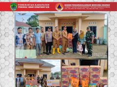 BPBD PALI Terus Pantau Lokasi Banjir, Salurkan Bantuan kepada Warga Terdampak