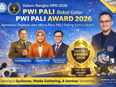PWI PALI Bakal Gelar PWI Award 2026, Apresiasi Pejabat dan Mitra Pers Paling Komunikatif