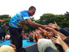 Lautan Manusia Padati Taman Kota Prabujaya! SUMSEL BUGAR 2026 Kobarkan Semangat Menuju Indonesia Emas 2045