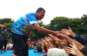 Lautan Manusia Padati Taman Kota Prabujaya! SUMSEL BUGAR 2026 Kobarkan Semangat Menuju Indonesia Emas 2045