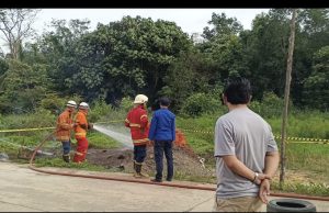 Kebocoran Pipa Pertamina Picu Kebakaran , Warga Khawatir Dampak Ledakan dan Paparan Gas