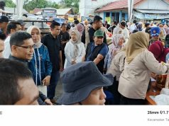 Jelang Hari Raya Idul Fitri Pemkab PALI Melalui Dinas Perdagangan Gelar Pasar Murah Berikan Subsidi Rp 43.000 ,00 Kepada Masyarakat