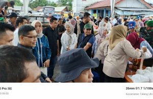 Jelang Hari Raya Idul Fitri Pemkab PALI Melalui Dinas Perdagangan Gelar Pasar Murah Berikan Subsidi Rp 43.000 ,00 Kepada Masyarakat