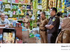 Disperindag PALI Sidak Pasar dan Pangkalan Gas Talang Ubi dan Tanah Abang