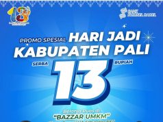 Dukung HUT PALI ke-13, Bank Sumsel Babel dan UMKM Pali Hadirkan Promo Spesial ‘Belanja Rp 15.000 Bayar Rp 13 Rupiah