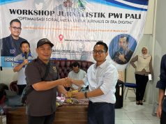 Tingkatkan Kualitas Jurnalistik, Puluhan Jurnalis PALI Ikuti Workshop PWI PALI